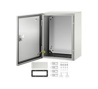 Boîtier Electrique Boîte de Jonction Acier Au Carbone Intérieure Etanche 40x30x20cm