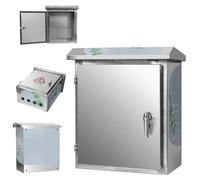 Boîtier électrique en acier inoxydable 304, boîte de distribution d'énergie | Étanche à la poussière avec noyau de verrouillage 304 renforcé(500x600x250mm/20x24x10in)