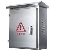 Boîtier électrique en Acier Inoxydable 304, boîte de jonction étanche pour Usage extérieur/intérieur avec Plaque de Montage, boîtes d'équipement électrique murales, Armoire de Distribution é