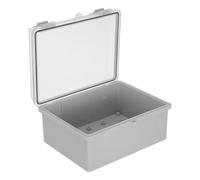 Boîtier Électrique Étanche Extérieur en Plastique Abs, Couvercle Clair | Boîte de Jonction Électrique, Charnière et Plaques de Montage, pour Connexions et Projets