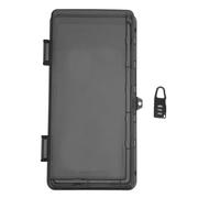 Boîtier Électrique Étanche Noir ABS pour Prises et Adaptateurs Extérieurs | Protection Anti-éclaboussures Portable, Usage Jardin et Extérieur, Garde les Fiches Propres