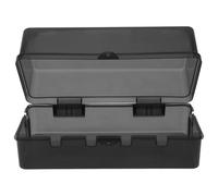 Boîtier Électrique Extérieur Étanche Noir en Plastique, 8 Entrées Câble | Protection des Connexions, Installation Simple, Usage Extérieur et Chantiers, Couvercle pour Rallonge