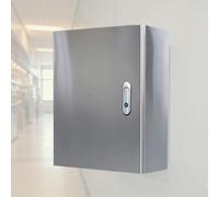 Boîtier électrique résistant aux intempéries, en acier inoxydable 304, boîte de distribution extérieure pour système de surveillance de sécurité, plusieurs options de hauteur disponibles