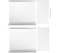 Boîtier électronique en aluminium de couleur argent mat, dimensions 80x160x180 mm, idéal pour l'électronique, les boîtiers et les projets de bricolage