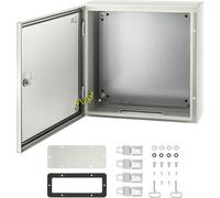 Boîtier en acier NEMA SucceBuy - 20 x 20 x 6 pouces. Un boîtier deen acier NEMA 4X avec des fonctions de protection contre l'eau et la poussière IP66. Idéal pour une utilisation à l'intérieur et à l'e