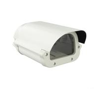 Boîtier en aluminium pour caméra de surveillance CCTV, boîtier de protection résistant aux intempéries IP65, boîtier de caméra étanche à la poussière avec haute transmission de la lumière, gris (6