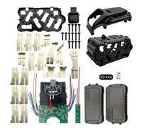 Boîtier en plastique à 15 cellules compatible avec les outils électriques Dcb200 20 V Max Coque de rechange pour batterie au lithium pour bloc ionique Assemblage et boîtier de protection Noir Design