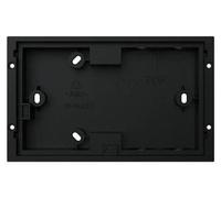Boîtier encastré Busch-Jaeger, modèle 42491F, pour système d'interphone Busch-Welcome, couleur noire, 1 pièce.