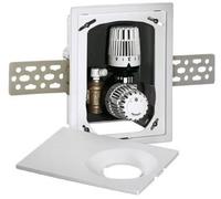 Boîtier encastré IMI Heimeier Multibox K-RTL avec vanne thermostatique et RTL, blanc RAL 9016, 1 pièce.