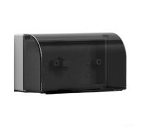 Boîtier Étanche Double 86 pour Prise Encastrée Montage Saillie(black) | Montage en saillie pour facile, compatible pour prise 86, panneau central amovible, pour idéal rénovation