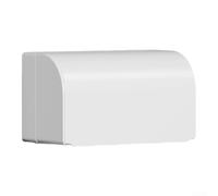 Boîtier Étanche Double 86 pour Prise Encastrée Montage Saillie(white) | Montage en saillie pour facile, compatible pour prise 86, panneau central amovible, pour idéal rénovation