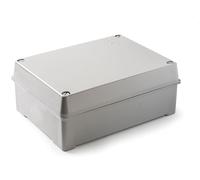Boîtier étanche IP55, couvercle hermétique, dimensions 310 x 240 x 125 mm, couleur grise