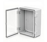 Boîtier étanche pour extérieur, norme IP66, dimensions 300x200x185 mm, avec accessoires
