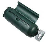 Boîtier Étanche pour Rallonge Électrique, Sécurité Extérieure Verte | PP et Tpr, Fond Plat avec Griffes Renforcées et Couvercle, pour Chantiers et Guirlandes de Patio