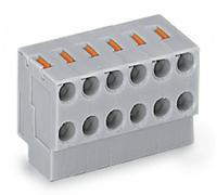 Boîtier femelle pour câble série 252 WAGO 252-106 Nbr total de pôles 6 Pas: 3.50 mm 200 pc(s)