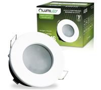 Boîtier halogène encastré LED MR16 rond blanc AQUS Lumiled