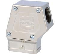 Boîtier HARTING Han Q CEM avec point de serrage PE, sortie de câble latérale 1xM25, pour 1 étrier (sur la partie inférieure)
