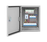 Boîtier hermétique pour électricité, boîtier électrique avec plaque de montage amovible et serrure de sécurité - Protège l'électricité, haute résistance aux conditions météorologiques - IP65-IK08 (30