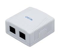 Boîtier mural 2 ports RJ45 CAT 5e UTP