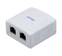 Boîtier mural 2 ports RJ45 CAT 6A STP