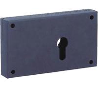 Boîtier pêne dormant réversible PE + Gâche THIRARD 140x82 mm - axe 56 - 9771
