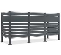 Boîtier pour 3 poubelles 120l ou 240l Halen CoverTech anthracite