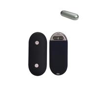 Boîtier pour enregistreur vocal PLAUD NotePin AI - Housse de protection daunke en silicone souple - Résistant aux chocs et aux rayures - Noir