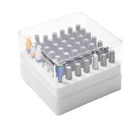 Boîtier pour Fraises de Manucure | Boîte Anti-Poussière avec 49 Emplacements,Organisateurs Pour Outils De Manucure - Pour Femmes Débutants Passionnés Amis Usage Personnel Commercial