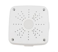 Boîtier Raccordement Électrique Nylon Résistant UV | Plastique épais, montage mur stable, support pour caméra sécurisé, taille 130x130x50mm, blanc