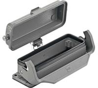 Boîtier rapporté HARTING Han 24B avec 1 étrier longitudinal et capuchon de protection métallique - 1 pièce