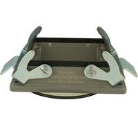 Boîtier rapporté HARTING Han 32B avec 1 étrier longitudinal - 1 pièce