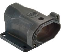 Boîtier rapporté HARTING Han 3HPR coudé, long Verrouillage à vis - 1 pièce
