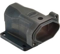 Boîtier rapporté HARTING Han 3HPR coudé, long Verrouillage à vis - 1 pièce