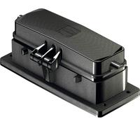 Boîtier rapporté HARTING Han ECO 24B avec cadre de fixation pour 2 étriers (sur la partie supérieure) avec capuchon de protection en plastique - 1 pièce