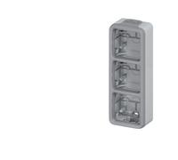 Boitier saillie triple vertical Legrand Plexo™ gris composable