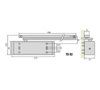 Boîtier TS92 B force 2 à 4 - Blanc