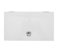 Boîtier Verrouillable Étanche 2 Postes en Fer pour Prises Murales | Protection Pluie et Poussière, Format Rectangulaire 2,8 Pouces, Usage Couloir Bureau et Porche