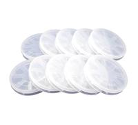 Boîtiers for plaquettes simples de 2 à 6 pouces (paquet de 10) - Solutions de stockage en polypropylène for salle blanche classe 100 for plaquettes semi-conductrices(2in)