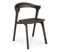 Bok chaise de chêne sans accoudoirs laqué marron Ethnicraft - 5404023615176