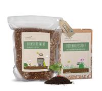 Bokashi Kit de recharge pour seau - 5 litres EM actif et 2,5 kg de ferment | Accélérateur de compost liquide de qualité biologique, fabriqué en Allemagne - pour l'entretien durable de votre seau Bokashi