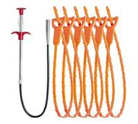 BOKIOESDE Kit de 7 bouchons de tuyau pour évier et canalisations d'égout, bouchon de vidange serpent pratique pour bouchons de lavabos de salle de bain et (64