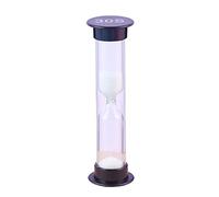 BOKIOESDE Sablier 30S/1/2/3/5/10 Minutes - Horloge de Sable Noir pour Bureau, École, Décoration - 30s