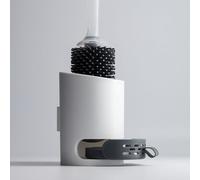 BOKU - Brosse de Toilette - Hygiène Impeccable - Zéro Humidité - Brosse avec Réservoir pour Liquide WC - Tête en Silicone Souple - Nettoyage sans Éclaboussures - Vendue sans Palet