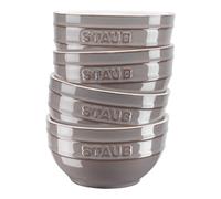 Bol 400 ml, set de 4, gris, céramique, Staub