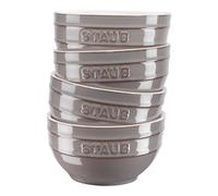 Bol 700 ml, set de 4, gris, céramique, Staub
