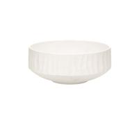 Bol à céréales porcelaine blanc, empilable, lave-vaisselle, forme organique irrégulière - Pomax, Leggero - 15x15x6 cm