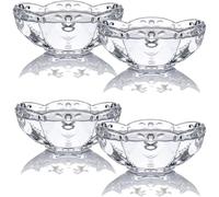 Bol à Dessert en Verre Pressé 225 ml - Design Baroque