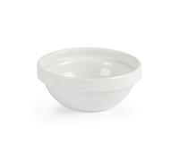 Olympia Bol à fruits empilable – 110 mm / 200 ml, porcelaine vitrifiée blanc – Lot de 12