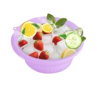 Bol à glace pour le visage | Bassin de lavage à froid pliable en silicone réutilisable, bol plongeant pour le visage | Pour homme et femme | Pour le visage, la maison, les voyages, le bain, le spa, la