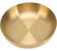 Bol à mélanger en acier inoxydable, 24 cm, saladier épais, finition dorée